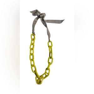 Accent J Crew Necklace| yellow